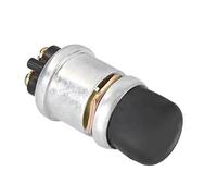 Tnfeeon 12V 20A Push Button Switch, Die Cast Aluminum for Engine Start Horn Activation, Easy Installation for Car Boat Motorcycle Truck