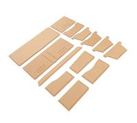 Tnfeeon 13Pcs Leather Bag Template, Acrylic Wallet Stencil Tool for Crafts, Perfect for Handbag Purse Making and Leather Cutting