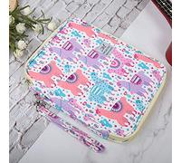 Tnfeeon 192 Slots Pen Case, Nylon Art Pencil Bag, Large Capacity Storage for Sketch and Watercolor Pencils, Ideal for Students and Artists (192 Colors)