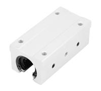 Tnfeeon 1Pcs 0.79 Inch Aluminum Alloy Linear Slide Block High Rigidity Motion Unit with Dust Protection for CNC Automation Robotics Smooth Low Friction Movement Oil Lubrication Long