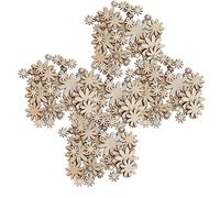 Tnfeeon 250pcs Long-Lived Flower Wood Decorations for The Craft of Decorations, DIY Non-Porous Ornaments Excerpts for Clothing Accessories