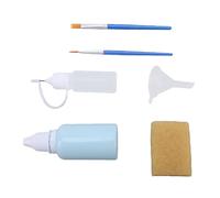 Tnfeeon 30ml Blue Fast Drying Liquid Masking Tape with Eraser Brushes Squeeze Tool for Artists Painting Illustration Calligraphy Art Supplies Watercolor Masking Fluid Painting Fluid