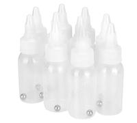 Tnfeeon 30ml Empty Paint Bottle with Scale, Durable PP Squirt Pigment Container for Artists and Crafters