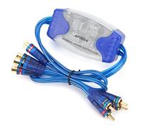 Tnfeeon 4 -channel Carisbox -plated Car Amplifier Noise Filter to Eliminate Noise From the High Dye Generator By Car