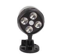 Tnfeeon 4 LED Motion Sensor Outdoor Spotlight Battery Powered IP65 5000K Bright White Light Covers 16 Feet Yard Garage Security