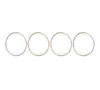 Tnfeeon 4 PCS Handbag Handles, Luggage Handle, Round Metal High Hardness Fine Workmanship Purse Bag Handbags Craft Accessories, Handle Replacement