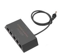 Tnfeeon 4 Port Gigabit Ethernet Adapter, Plug and Play LAN Splitter for Gen 3 Router Mini Adds 4 Wired Ports Stable Connection Compact Design Ideal for RV Camping Marine Remote Hom