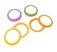 Tnfeeon 4 -Zimmer Silicone Double -Silicone Fruit Storage Box with Refrigerator, Garlic, Lemon Cover, Food Storage