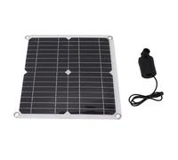 Tnfeeon 50W Solar Pond Pump Kit with Timer Controller 800L/h Rate Converts to 211 GPH for Garden Pools Birdbaths Quiet Operation Under 35dB Battery Box Ready for Cloudy Days Outdoor
