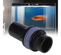 Tnfeeon 5Pcs/set Aquarium Pipe Connector, PVC Fish Tank Filter Water Pipe Joint Straight Tube Connector Fish Tank Accessories (40mm)