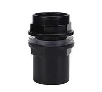 Tnfeeon 5Pcs/set Aquarium Pipe Connector, PVC Material, Preventing Design, 20mm to 50mm Sizes, Fish Filter Accessory for Aquarists (40mm)