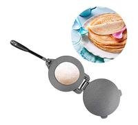 Tnfeeon 6.5in Tortilla Press Maker Quesadilla Maker Pre-Seasoned Aluminium Alloy Non-Stick Cooking Plates Corn Tortillas Dough Pressing Tools Kitchen Supplies