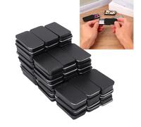 Tnfeeon 60 Pack Black Mini Rectangular Metal Tins Boxes with Sliding Lids, Small Empty Slide Top Metal, Lip Balm Slide Tins with Lid for Crafts, Jewelry, Candies