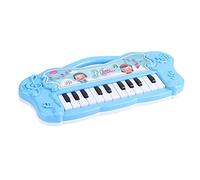 Tnfeeon 61-Key Electronic Piano Keyboard, Interactive Music Education Tool with Colorful Design for Young Learners, Compact 9.8 X 4.9 X 1.2 Inches Battery Powered Portable Instrument (Blue)