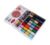 Tnfeeon 64PCS Sewing Thread Set Multi Color Portable Threads for Hand Machine Sewing Includes 32 Small 32 Big Spools Diverse Hues Crafters On The Go Projects Lightweight Box with