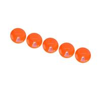 Tnfeeon 7 Day Container, Drug Storage Capacity, Premium Material Organizer with 5PCS Plastic Container Easy to Access for Outdoor, Travel, and Out of Home Use (Orange)