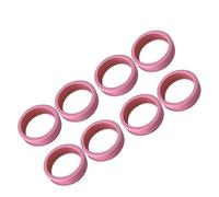 Tnfeeon 8PCS Frenzy Suppression of Shock Absorbing Luggage Case -Case Scratch Protection, Noise Reduction Hard Silicone Caster for Furniture Wheels Fits Most Sizes (Pink)