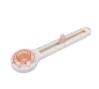 Tnfeeon Adjustable Circle Cutter, Plastic Tool with Detachable Cutting Head for Precise 9.4 to 33cm Circles, Great for Scrapbooking and School Projects