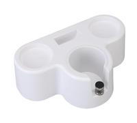 Tnfeeon Adjustable Height Design,Coffee Tamper Distributor Station, Premium Construction, Versatile Compatibility, Organizer with Puck Screen for Professional Baristas (White)