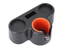 Tnfeeon Adjustable Height Design,Coffee Tamper Distributor Station, Premium Construction, Versatile Compatibility, Organizer with Puck Screen for Professional Baristas (Black)