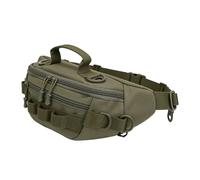 Tnfeeon Adjustable Waist Bag Oxford Sling with 3 Carry Styles Quick Access Pocket and Breathable Back Panel for Hiking Running Cycling Travel 15x6.7x3.5 Inches 0.5 Pound Lightweight Organ (Green)