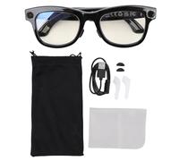 Tnfeeon AI Smart Glasses Translator with 5MP 1080P HD Camera Calls Music Playback Real Time Translation for 26 Languages ChatGPT Access (Anti)