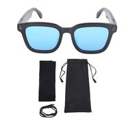 Tnfeeon AI Smart Glasses with Real Time Translation 1080P Camera Bluetooth 5.4 Business Meeting Assistant Travel Companion for Recording (Blue)