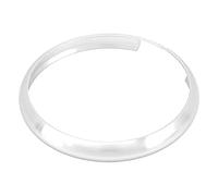 Tnfeeon Aluminum Alloy Key Fob Trim For MINI R55 R56 R57 R58 Scratch Resistant Protection Fits Perfectly Compact 1.8 Inch Size Enhances Look Safely For Drivers On The Go Keeps Key Fob (Silver)