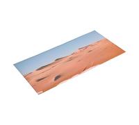 Tnfeeon Aquarium Poster PVC, Self Adhesive Deco Poster with 3D Desert Fish Background for Aquascape and Fish Decoration (122 * 50CM)