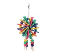 Tnfeeon Attractive Swing Toy Stylish Bird Stand Toy for Monk Papagei and Cacadus Keep Birds Busy and Trained