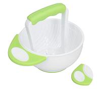 Tnfeeon Baby Food Masher Bowl Set Non Slip Baby Food Masher Maker Portable Baby Feeder Food Processor