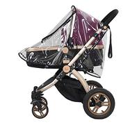 Tnfeeon Baby Stroller Rain Cover, Universal PVC Transparent Waterproof Wind/Snow Shield