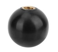 Tnfeeon Ball Knob Universal Machine Handle Set 5pcs with Copper Screw Nut BM10x1.26inch for Woodworking Metalworking Tools Smooth Thread Operation Ideal for Mechanics and