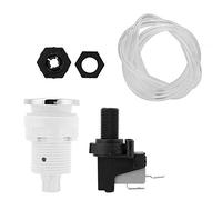 Tnfeeon Bathtub Waste Air Switch, Self-Locking Micro Switch with PVC Air Hose, 16A 125- Replacement for Jacuzzi and Garbage Disposal Units