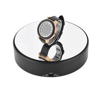 Tnfeeon Battery Powered Display Turntable, 1.5kg Load Bearing Speed Adjustable Rotating Mirror Display Stand for Shop Home Display