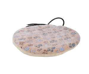 Tnfeeon Bed Mats Electric Heated Pad Animals Heated Bed Winter Indoor Cat Warming Mat for Small Pets Cute Printed Pet Heating Pad Soft USB Dog Pet Heater Warmer (Light Coffee)