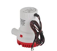 Tnfeeon Bilge Pump, 2000GPH, Plastic Submersible Pump, Rated 45m³/h, Ideal for Boats, RVs, Ponds and Pools (24V)