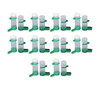 Tnfeeon Bird Feeder Set Plastic Bird Water Dispenser and Food Feeder 10pcs 140ml 150ml Cage Mounted Spill Easy Wash for Parrots Cockatiels Finches Canaries