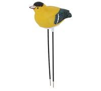 Tnfeeon Bird Shape Plant Hygrometer Soil Meter, Automatic Alert, Cute Design for Indoor and Outdoor Plants, 6.89in Moisture Sensor with Water Warning (Yellow)