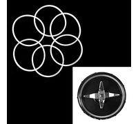 Tnfeeon Blender O Ring Replacement Gasket Set, Food Grade Plastic Blender Seal Ring, 8 Pack Proof Direct Installation for 250W Juicer Blade for Magic Users