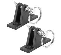 Tnfeeon Boat Awning Bimini Hinge Bracket Steel Plastic 2Pcs Arrow Storage Case Pin for Secure Kayak Canoe Setup Compact 2.44 X 0.83 Inch Marine Sunshade Mounting Ideal Fishing Dinghy Outings