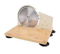 Tnfeeon Bread Adjustable Thickness for Sourdough Artisan Loaf Cutting Guide Homemade Bread Slicer Manual Hand Crank Loaf Slicing Machine