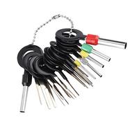 Tnfeeon Car Wire Terminal Removal Tool Set, Metal Plastic Connector Pin Extractor Kit 18PCS, Easy Operation for Automotive Electrical Repair, Harness Service, Mechanics