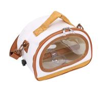 Tnfeeon Carriers Portable Pet Travel Bag for Small Animals Breathable Mesh Ventilated Comfy Padded Outdoor Airplane Trips Hamster Carrier Backpack Adjustable Straps Guinea Pig Carrier Nan