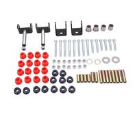 Tnfeeon Cart Accessories Strength King Pin Bushings Complete Rebuild Set for DS 1993+ Owners Front End Replacement Parts for Mechanics Cart Front End Repair Kit
