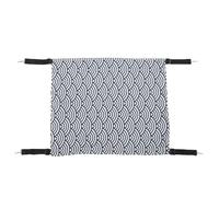 Tnfeeon Cat Cage Hammock Reversible Adjustable Hanging Bed Soft Linen Faux Fleece for Cats Kittens Small Pets Comfortable Sleeping Spot Indoor Travel Use (L(48x58cm/18.9x22.8in))