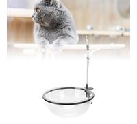 Tnfeeon Cat Desk Bed Hammock for Sunken Design Space Saving Semi Circular Various Desktops Desktop Attachment Replacement Tree Observation Perch Office Work Home Feline
