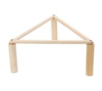 Tnfeeon Chicken Perch for Coop & Brooder, 16.5 Inch Pine Wooden Chicken Toys Accessories for Triangular Gym Roosting Bar Large Hens Parrots Birds Poultry Stand Nesting Support