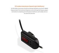 Tnfeeon Cordless FM Microphone Headset, Lightweight & Portable, Rechargeable Design for Teaching & Fitness Instruction, for Yoga, Presentations, and Public Speaking (Black)