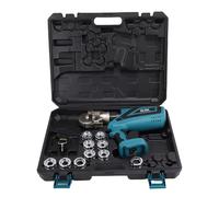 Tnfeeon Cordless Hydraulic Crimping Tool, High-Performance Electric Hydraulic Wire Crimper with 60KN Crimping Force for Copper and Aluminum Cables